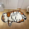Halılar Karikatür Tiger Halı Kayan Yatak Başı Halı Emici Banyo Mat Hayvanlar Çocuklar İçin Halılar Oda Dekoru Tavuklu Kürk