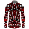 Chemises habillées pour hommes 6XL Viking Vêtements Hommes Lâche Turn-Down Samoan pour Casual Chemise surdimensionnée Streetwear Polyester Plus Taille 2862