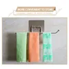 Hooks & Rails 1/2pcs Hanging Toilet Paper Holder Roll Bathroom Towel Rack Stand Kitchen Home Storage RacksHooks