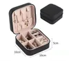 Korean Leather Jewelry Organizer Storage Box Travel Large Capacity Multi-layer Drawer Cosmetic Free Delivery FHL429-WY1609