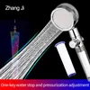 ZhangJi Propeller Driven Handheld Shower Head High Pressure Water Saving Premium Turbocharged for Bathroom Accessaries Shower H1209