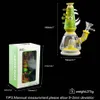 Water pipe monster glass bong silicone bongs smoking hookahs dab rigs hookah fancy boutique pakaging