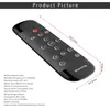 Wechip W2 Pro Air Mouse Telecomando vocale Microfono 2.4G Mini giroscopio tastiera wireless per Smart TV Box Android Mini PC