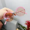 Moda Dzieci Okulary Lovely Flower Border Girls Chłopcy Okulary Okulary ultrafioletowe Okulary Niemowląt Okulary Dziecko Odcienie Gafas Prezent Hurtownie