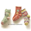 Calcetines para niños Baby Girls Sock Carácter Bebe Pantufa Niño Corto Rodilla Alto Zapatos antideslizantes Boys Sock 210413