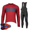 Bahar / Autum Scott Takımı Erkek Bisiklet Forması Set Uzun Kollu Gömlek Bib Pantolon Suit MTB Bisiklet Kıyafetler Yarış Bisiklet Üniforma Açık Spor Giyim Ropa Ciclismo S21042046