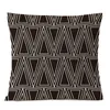 Almofada / travesseiro decorativo preto branco capa geométrica case bohemia almofada cobre casa decorativa sofá travesseiros de cama
