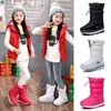 -30 degrés hiver filles bottes imperméable fille enfants bottes de neige chaud enfants chaussures wellies garçons 211108