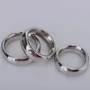 Round Metal Penis Ring Stainless Steel Cockrings Penis bondage Lock For Men Delay Ejaculation 40mm/45mm/50mm