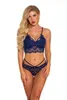 Nouvelles ventes chaudes broderie papillon rouge sexy femmes 2 pièces lingerie en dentelle pour cadeau de Saint-Valentin 211208