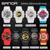 SANDA G Military Shock Men es Sport LED Digital Waterproof Casual Fashion Quartz Watch Male Clock relogios masculino252q