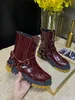 21 nouvelles bottines loisirs ceinture mode cool haute qualité bord ouvert perle peau de vache couples taille 36-46