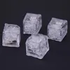 Flash Ice Cubes aktywowane wodą LED światło błyskowe Zatrudnione do napoju wodnego Bars Flash Bars Wedding Birthday Christmas Festival Decor 496 Najlepsza jakość