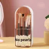 Pudełka do przechowywania Bins Makeup Brush Box, Szminka Dustoszczelna Kosmetyka Rack, Cień oczu i Ołówek Brwi Organizator