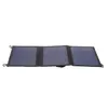 SunPower 30W 5V 접이식 패널 충전기 USB 태양열 은행 캠핑 하이킹 - 블랙
