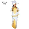Robes africaines pour femme bazin riche broderie design longue robe # LB063 210408