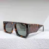 2021 Black White Big Frame Rectangular Thick Temples Men039s Sunglasses OW40018U Fashion Women039s HighQuality Glasses4945314