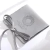 100st Personliga Smycken Förpackning Påsar Tryckt Mikrofiber Kuvert Rosa Smycken Förpackning Visa Presentkukväska 210402