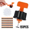Professional Hand Tool Sets 151Pcs Tile Spacer Leveling System For Flooring Wall Carrelage Leveler Locator Spacers Plier