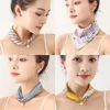 Scarves Silk Scarf Pearl Necklace Thin Style Pendant For Women's Decoration
