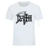 Death Rock Band Heavy Metal Men T-shirt عرضية رقبة مستديرة من القطن المتضخم قميص هدية عيد ميلاد Tshirt 210714