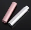 Portable Upscale aluminum Perfume Bottle 10ml Compact Perfumes Aftershave Atomiser Fragrance Glass Scent-Bottle Spray bottles