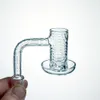 Quartz Spinner Banger Smoke com padrão de escultura profunda totalmente gravada para cachimbo de água Dab Rig Bongs Hookahs 822