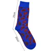 Meias masculinas Europeias e American Creative Graphics Winter Térmico Sock Men Original Presentes 2021 Moda Casual Impresso Style