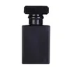 100 pcs/lot 30 ml 50 ml parfum cosmétique verre vaporisateur bouteille carré rechargeable atomiseur noir Transparent verre