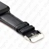 Klockremmar för Apple Watch Bands Series 7 1 2 3 4 5 6 Watchbands 41mm 45mm 38mm 44mm Länk Paris Läder Lyxig designer Mode Armband Kvinnor Män Black Friday Gift