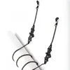 Chauve-souris creuses Chaînes de lunettes de soleil en métal Noir Femmes Sunglass Chaîne pour Cadeau Partie Accessoires de mode Prix en gros