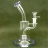 Glas Water Bong met 14.4mm Vrouwelijke Joint Hookah Functional Rig Pipes Bubbler