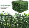 Outdoor Faux Boxwood Hedge Wall Panels Artificial Panel Fake Plant Privacy Screen Greenery Backdrop Decorative Flowers Wreaths8800467