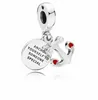 Gioielleria raffinata Autentico braccialetti con ciondoli Pandora in argento sterling 925 con perline Tu sei il mio sole Ciondola ciondolo ciondolo catena di sicurezza ciondolo perline fai da te