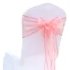Bow Details Chair Covers 2021 Romantic Chic Wedding Supplies Elegant Glamorous Fashion 31 colors 18*275CM Chairs Sashes