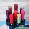Embalagem garrafas 5ml em forma de vinho labelo tube de lustre prata / ouro / vermelho culpa reutilizável com varinha cosmética embalagem recipiente atacado