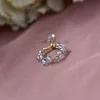 Cluster ringen Koreaanse stijl natuursteen ring gouden kralen ketting rekbaar voor meisje cadeau party sieraden bijoux femme druppel