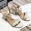 Laminate ggs''gg Suede Women Mid-heel Lock Sandals Sandals Leather Luxury Sandal High Designer Heels Summer Metallic Beach Wedding Shoes 35-41