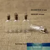 50 stks / partij 3 ml mini glazen kurk fles leeg kleine wensen flacon 1/10oz gift sample jar navulbare vrouwen cosmetische verpakking fabriek prijs expert ontwerp kwaliteit laatste