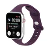 Nouveau pour apple watch bracelet à boucle papillon iwatch7 bracelet en silicone monochrome super chaud et à la mode 42/44/45mm 38/40/41mm en option