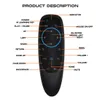 2.4g Bezprzewodowy bezprzewodowy mysz powietrza 6-osiowy 17 klawiszy Inteligentne zdalne G10BTS dla Android TV Box X96 Air X88 Pro