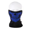 Fashion Skull Skeleton Mask Halloween Scarpe Outdoor Bicycle Multi-fonction Necker Ghost Half Face Cosplay Chic Motorcycle SCR1395271