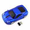 Mode 3D Mini Voiture De Sport USB Souris 2.4GHZ Sans Fil Racing Voiture De Sport Souris De Jeu Sans Fil Souris Optique Sans Fil pour Ordinateur Portable / Gadget Informatique