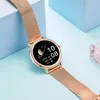 R18 Smart Watch Lady Pink Rose Gold Strap Fitness Tracker IPS Colorful Screen Wristwatch 24H Hever Ritv Monitor Sports Smartwatch 1865313