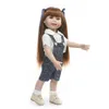 18 дюймов 45см Александр Девушка Real Gandmade Силиконовые куклы Reborn Dolls Мода Игрушка коллекционные для детей