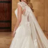 Сверкающее свадебное платье с блестками с длинной оберткой поезжает свадебные платья, открытая спина с аппликацией на шнуровке Tulle