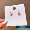 Zoete vlinder oorknopjes voor vrouwen nieuwe aankomst trendy metalen schattige boucle d'oreille party sieraden geschenken fabriek prijs expert ontwerp kwaliteit Nieuwste stijl origineel