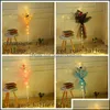 Fête Décoration Fournitures Événement Festive Maison Jardin Saint Valentin Clignotant Lumière Rose Bouquet LED Ballons Lumineux Bobo Ball B4124182