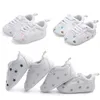 Baby Boys Girls Shoes Newborn Embroidery Heart Star First Walkers Cute Soft Bottom Kids PU Leather Prewalker Sneakers