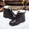 Partihandel-Boots Women's Winter Snow Ladies Warm Plus Velvet Cotton Shoes